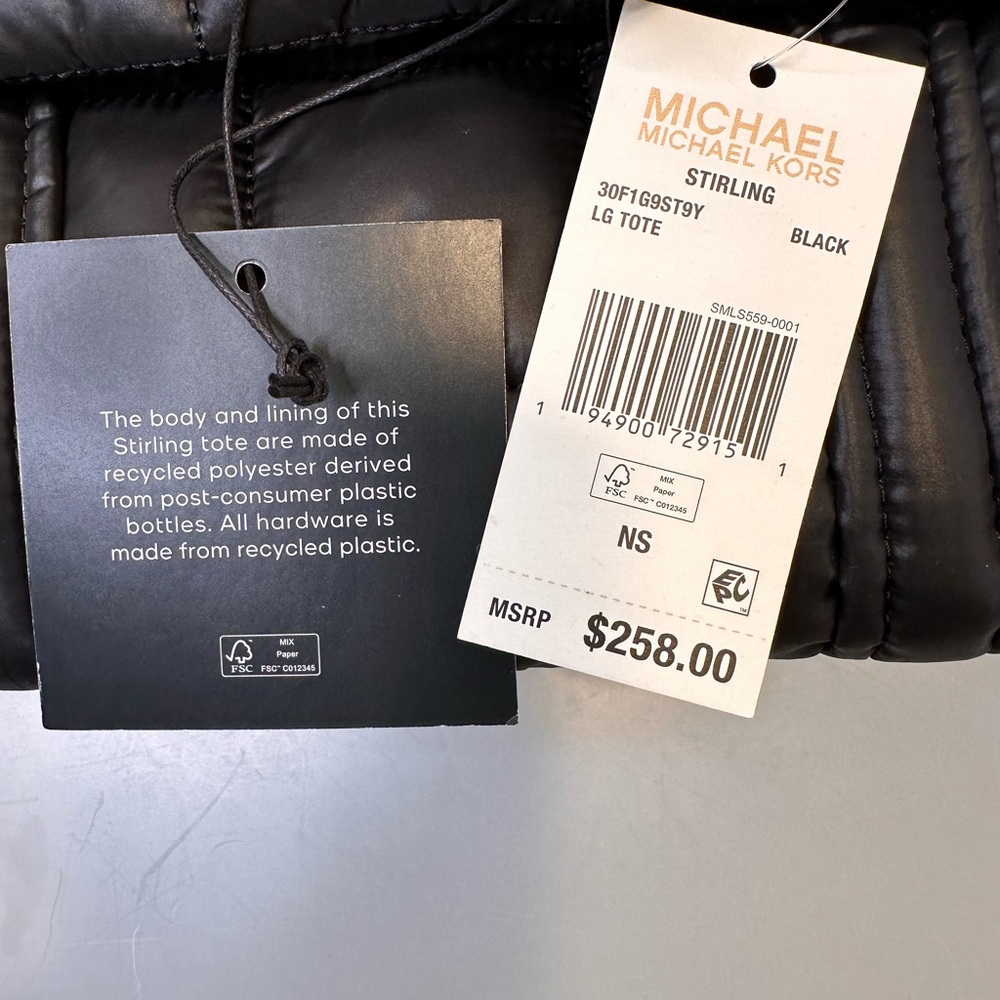 Make: Michael Kors Brand New puffy, large tote, black - Picture 6 of 7